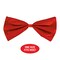 12 Pack Bulk Red Bow Tie One Size Fits Most with Elastic Band